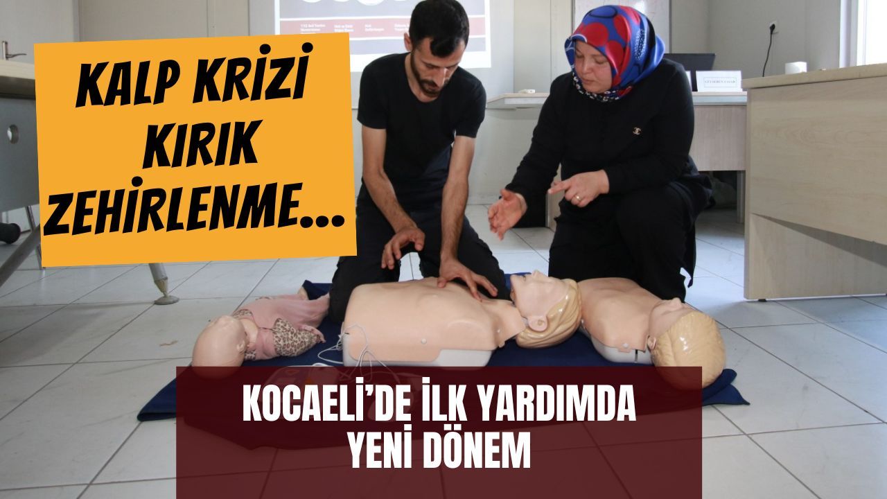 Kocaeli’de belediye personeline hayat kurtaran eğitim: İlk yardımda yeni dönem