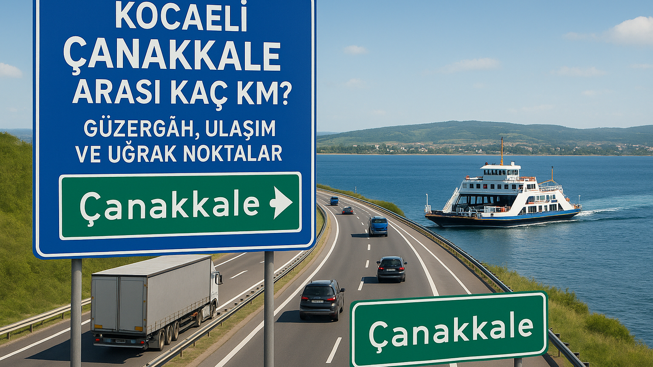 Kocaeli Çanakkale arası kaç km? Güzergah ulaşım ve uğrak noktalar