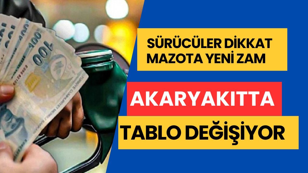 Kocaeli’de motorin fiyatı değişiyor: Akaryakıtta zam öncesi son saatler