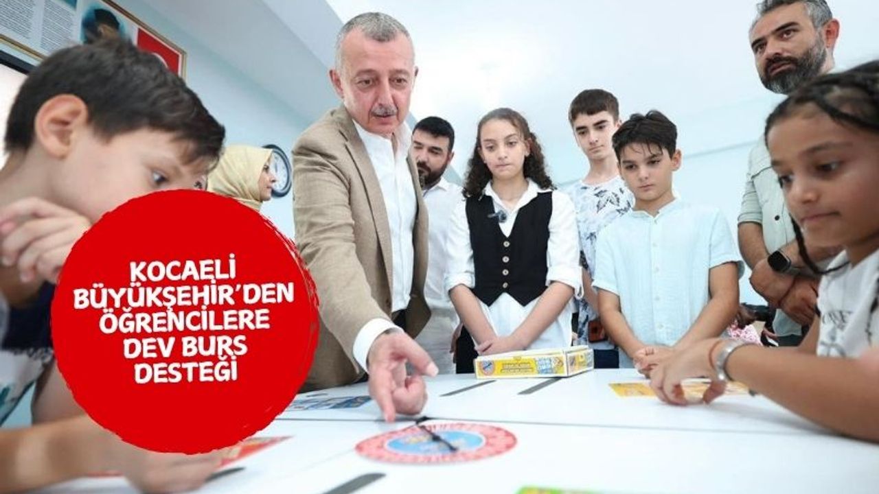 Kocaeli Büyükşehir’den öğrencilere 392 milyon TL’lik dev burs desteği