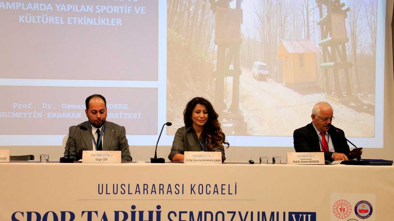 Kocaeli’nin Spor Hafızasına Akademik Işık: Uluslararası Sempozyum Sürüyor