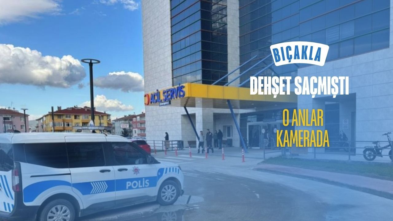 Bıçakla dehşet saçmıştı : O anlar kamerada