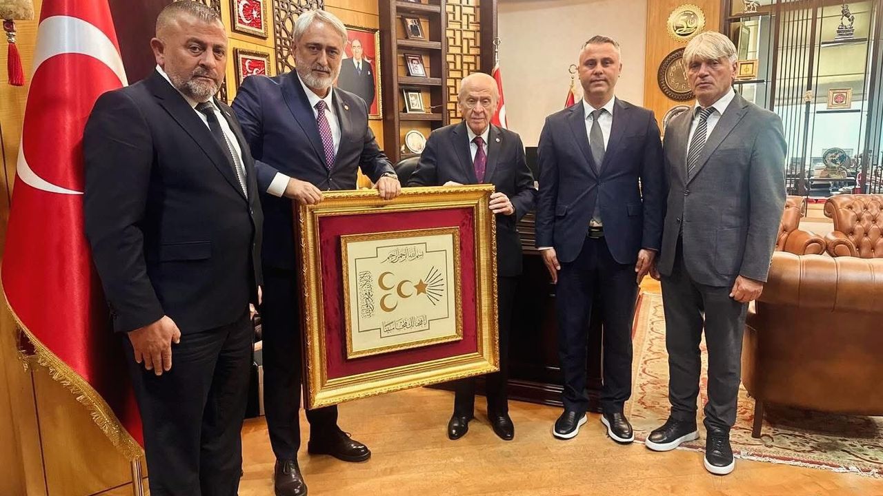 KASKF Başkanı Murat Aydın’dan Bahçeli’ye amatör spor ziyareti