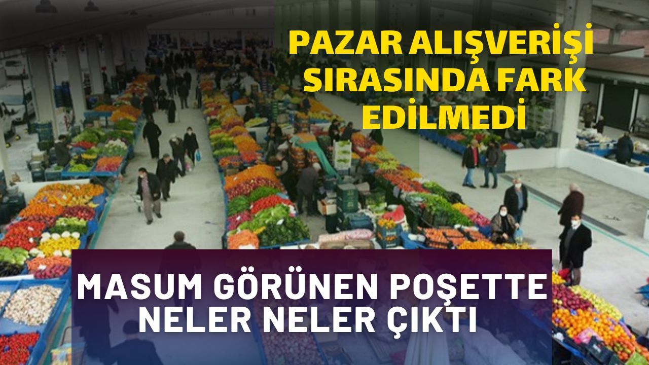 Herkes alışverişte o göz hapsinde: Poşetinden çıkanlar şaşkınlık yarattı