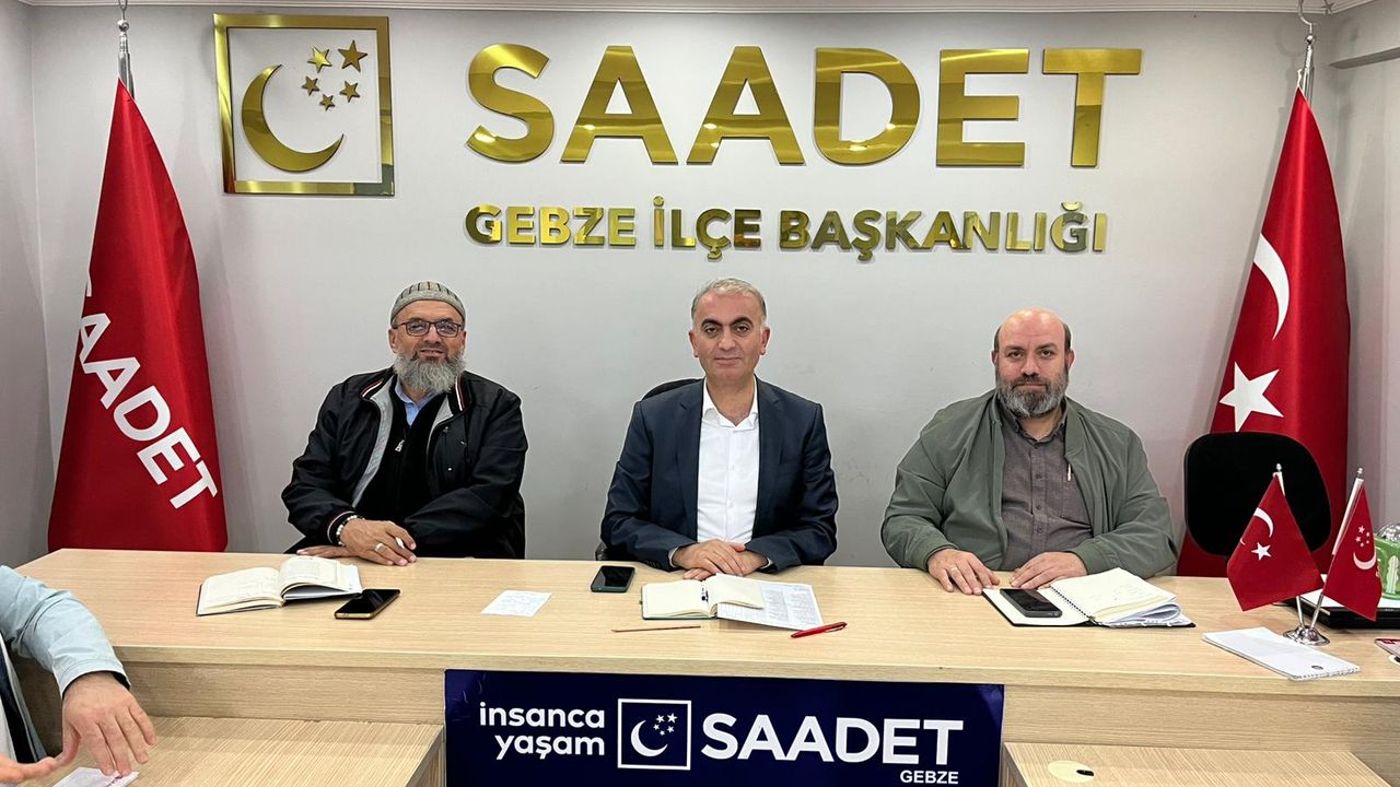 Saadet Partisi Genel Başkanı Mahmut Arıkan Gebze’ye Geliyor