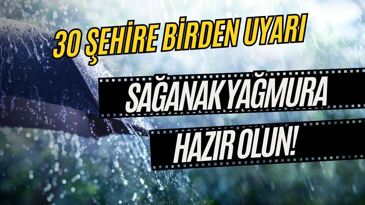 Sağanak Yağmur, Sis Ve Kar Geliyor! Bu İllerin Tamamına Uyarı Yapıldı