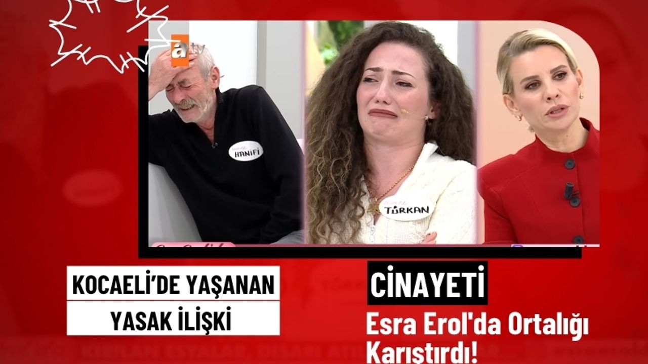 Kocaeli'de Yasak İlişki Cinayeti Esra Erol'da Ortalığı Karıştırdı!