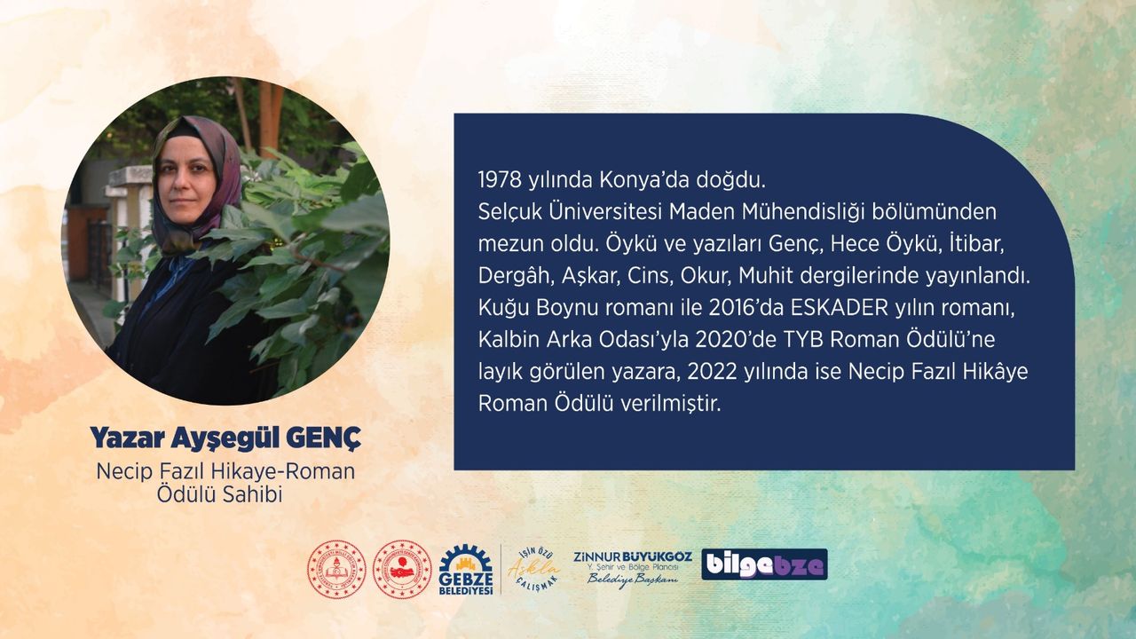 Yazar Ayşegül Genç, Gebzeli Gençlerle “Bir Öyküsün Sen” Atölyesinde Buluşacak