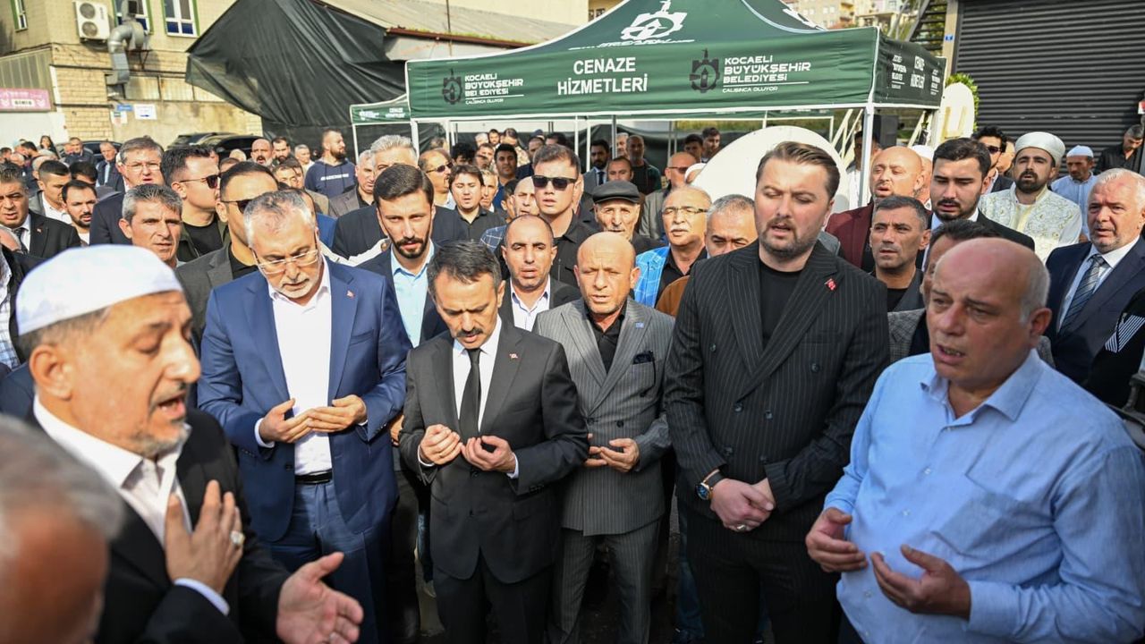 Bakan Işıkhan ve Vali Aktaş, Şengül Yılmaz’ın Cenaze Törenine Katıldı