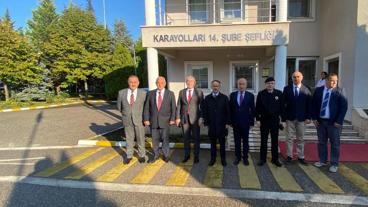 Vali Aktaş’tan Karayolları 14. Şube Şefliğine ziyaret