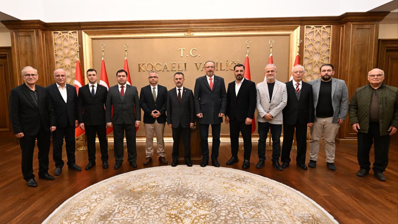 Kocaeli Aydınlar Ocağı’ndan Vali İlhami Aktaş’a Ziyaret