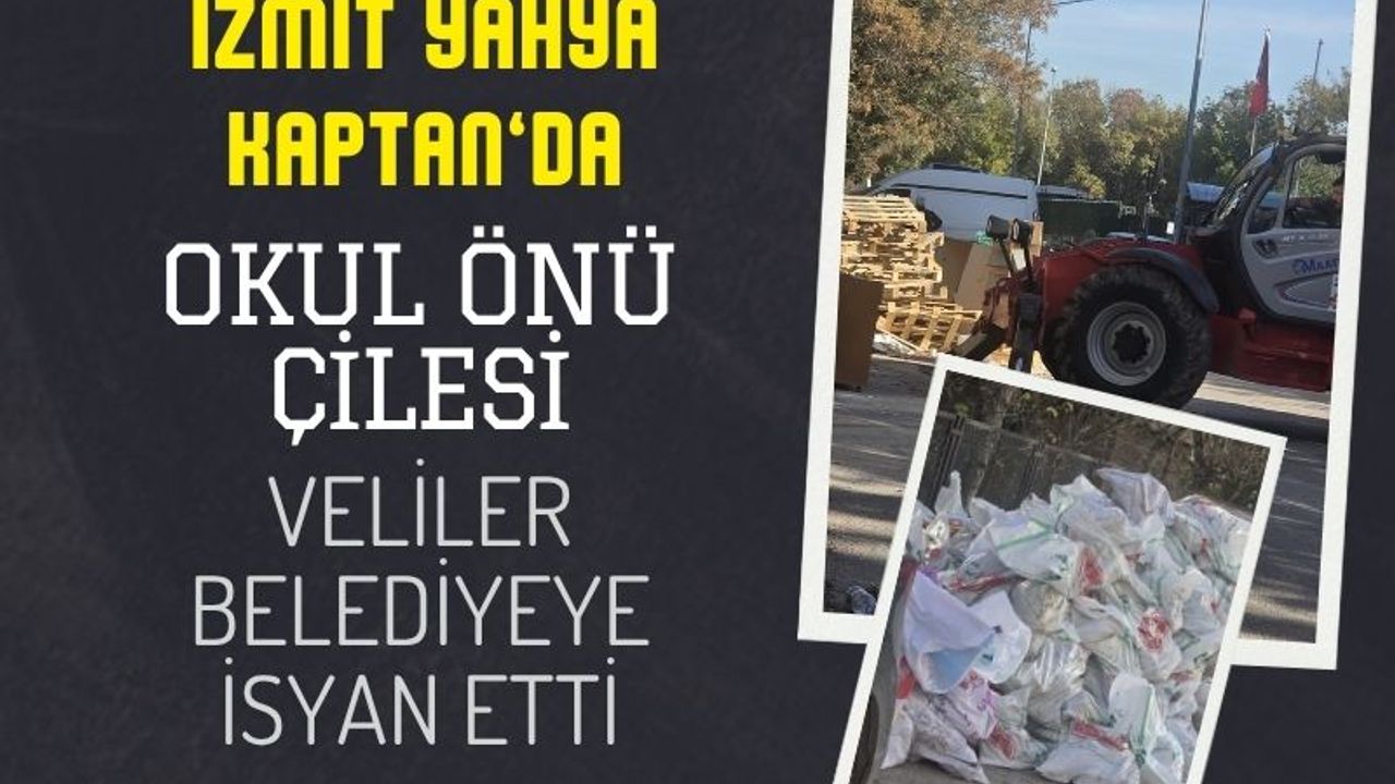 İzmit Yahya Kaptan’da okul önü çilesi: Veliler isyan etti