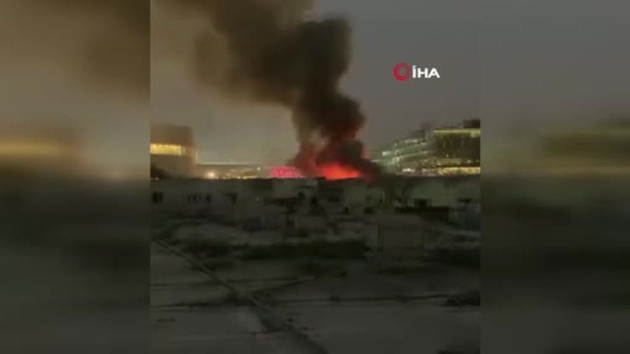 Bakırköy’de Kumaş Fabrikasında Korkutan Yangın
