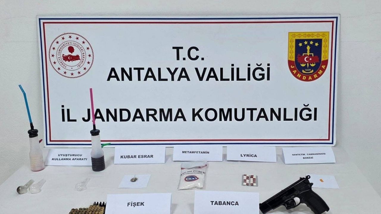 Antalya’da uyuşturucu operasyonu