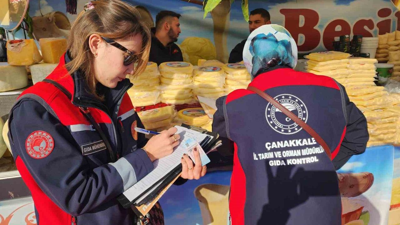Yöresel ürün festivalinde gıda denetimi