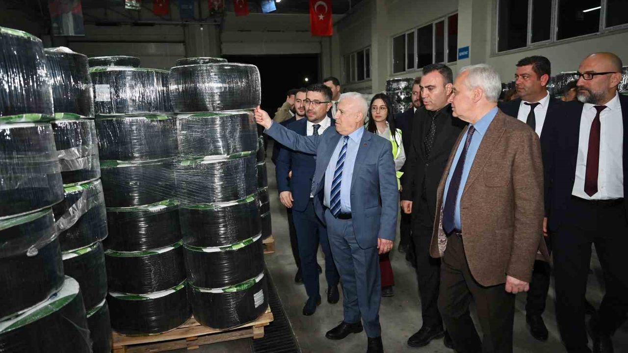 Büyükşehirden yüzde 50 hibeli sulama borusu desteği