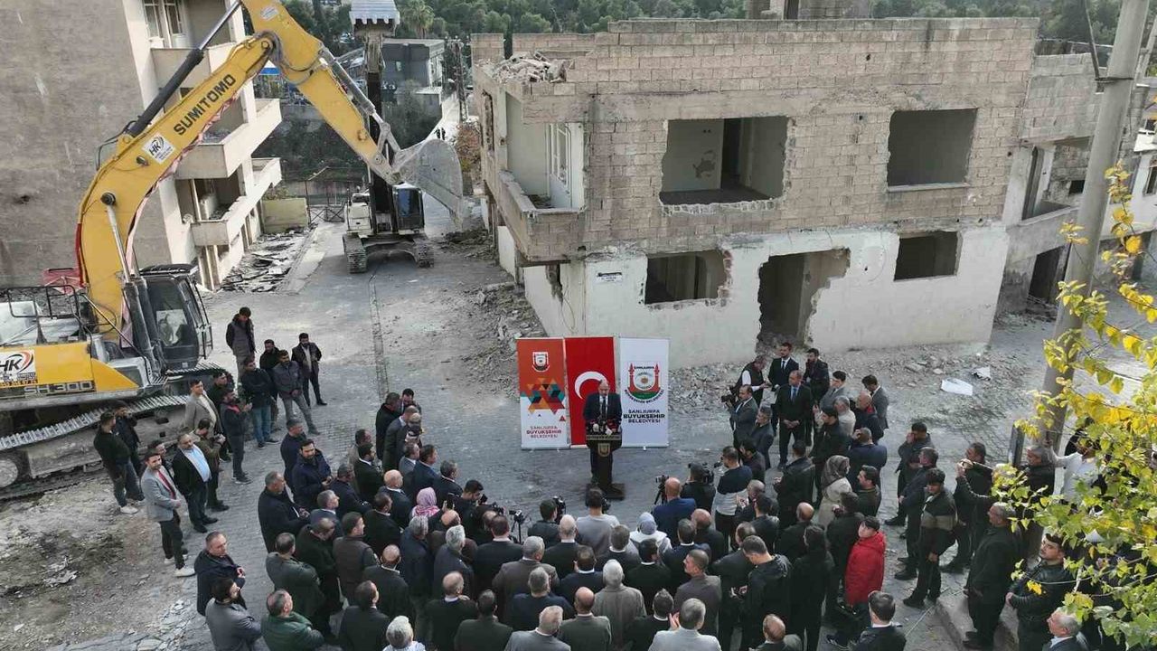 Şanlıurfa’da Kentsel Dönüşümde İlk Adım Atıldı