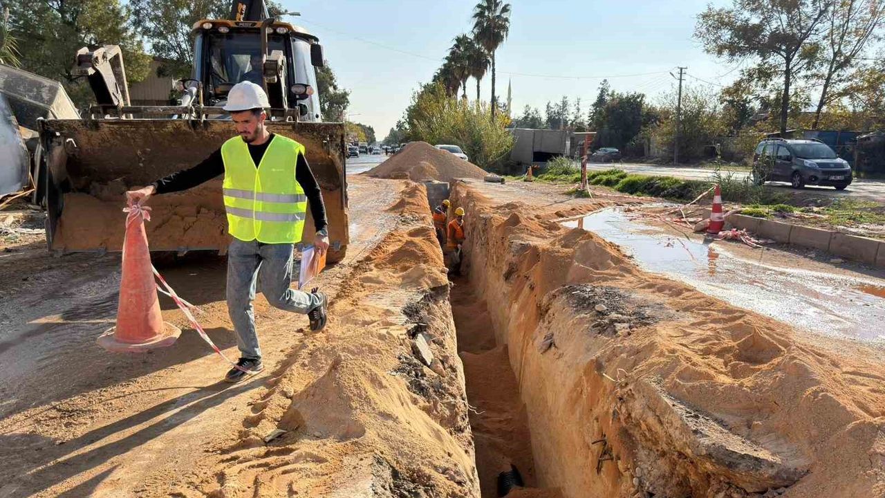 ASAT’tan Akdeniz Sanayi Sitesi bölgesine yeni kanalizasyon yatırımı