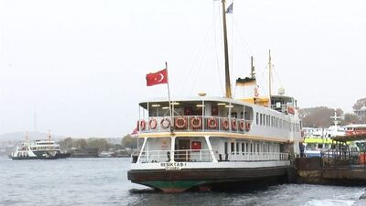 Son dakika : Adalar'da vapur seferi durdu