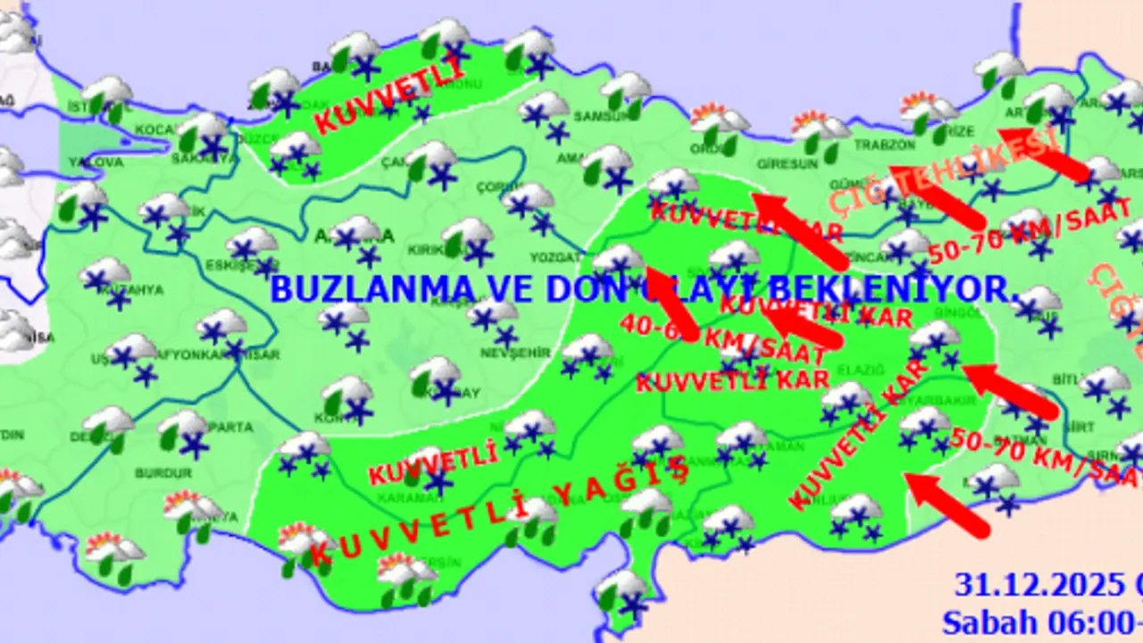 42 İl İçin Sarı Kodlu Uyarı Yapıldı