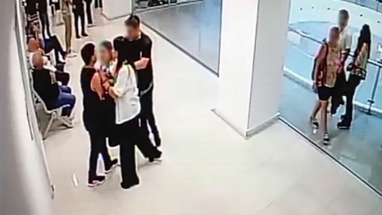 Velayet Davası Sonrası Kavga Güvenlik Kamerasına Yansıdı