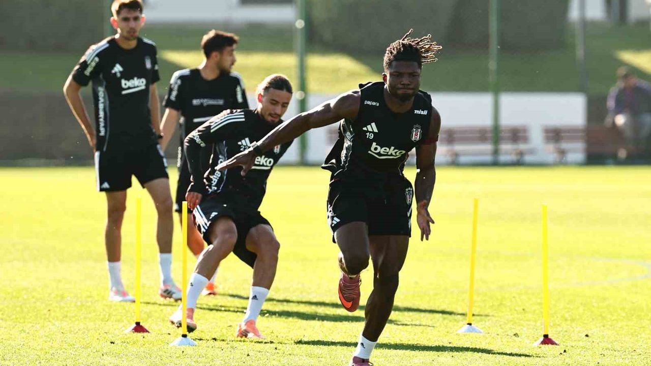 Beşiktaş, Gaziantep FK maçı hazırlıklarını sürdürdü