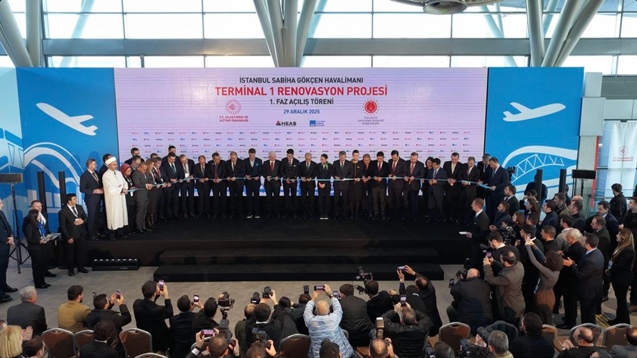 İstanbul Sabiha Gökçen Uluslararası Havalimanı ek terminali hizmete açıldı