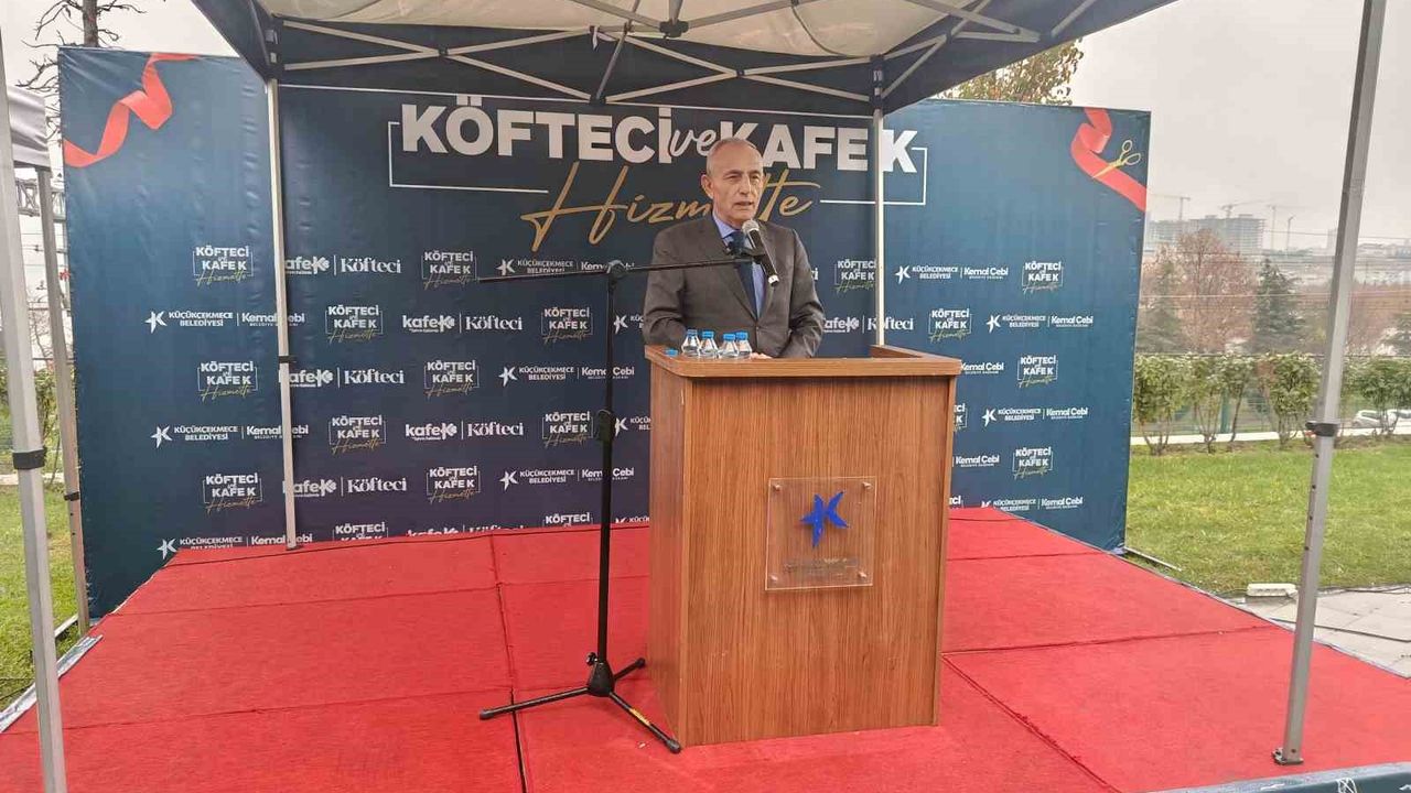 Küçükçekmece'de Kafe K hizmete açıldı