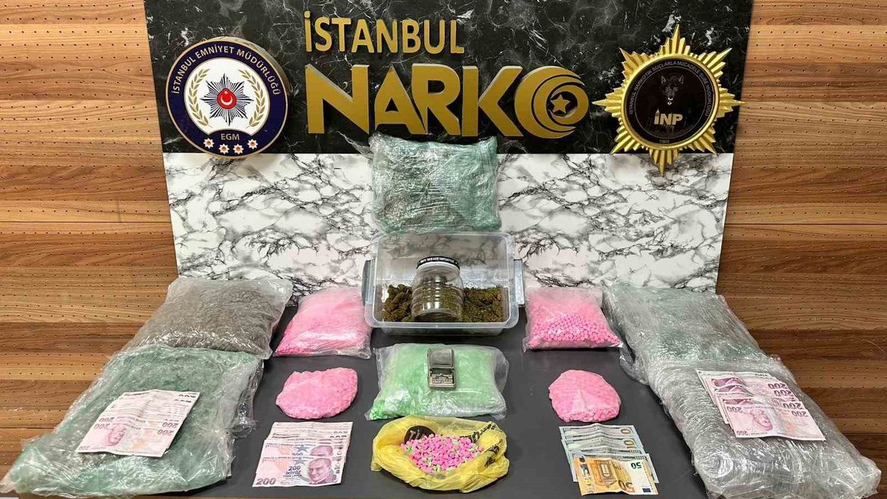 Pendik'te 6 kilo 248 gram uyuşturucu ele geçirildi