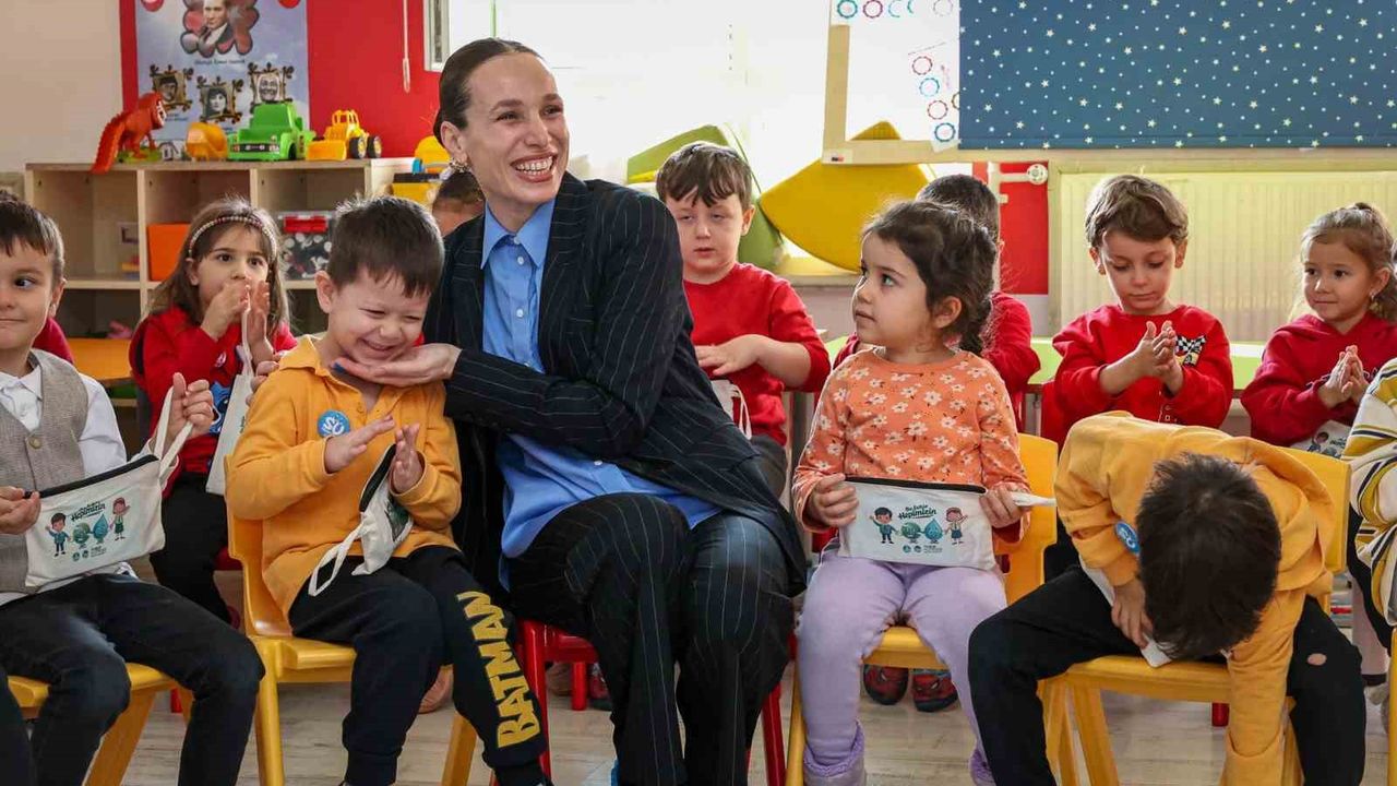 Geleceğin su müfettişleri yetişiyor: Anaokulunda tasarruf dersi verildi
