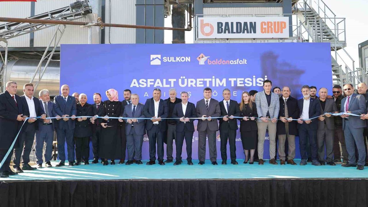 Sultanbeyli'de asfalt üretim tesisi açıldı