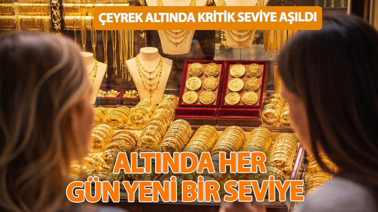 Altın Sobaya Döndü: Çeyrek Altın El Yakıyor