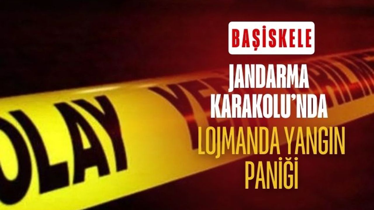 Başiskele Jandarma Karakolu’nda lojmanda yangın paniği
