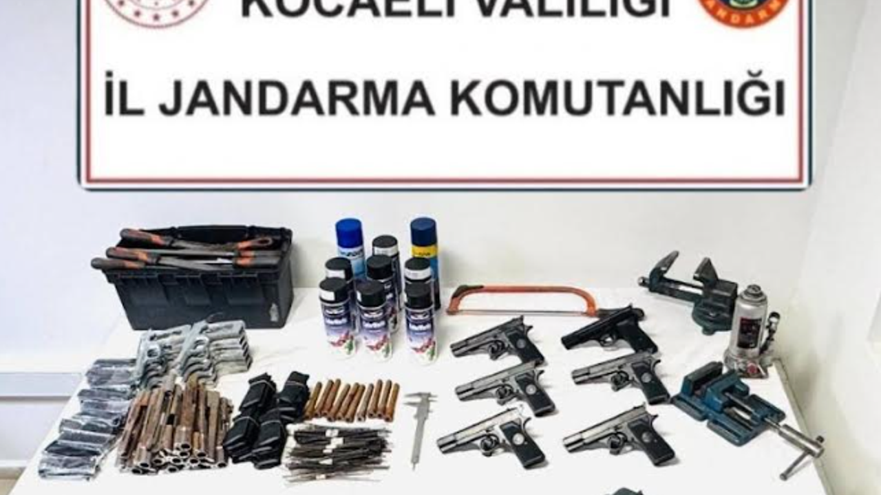 Kocaeli’de Silah Kaçakçılığı Operasyonu