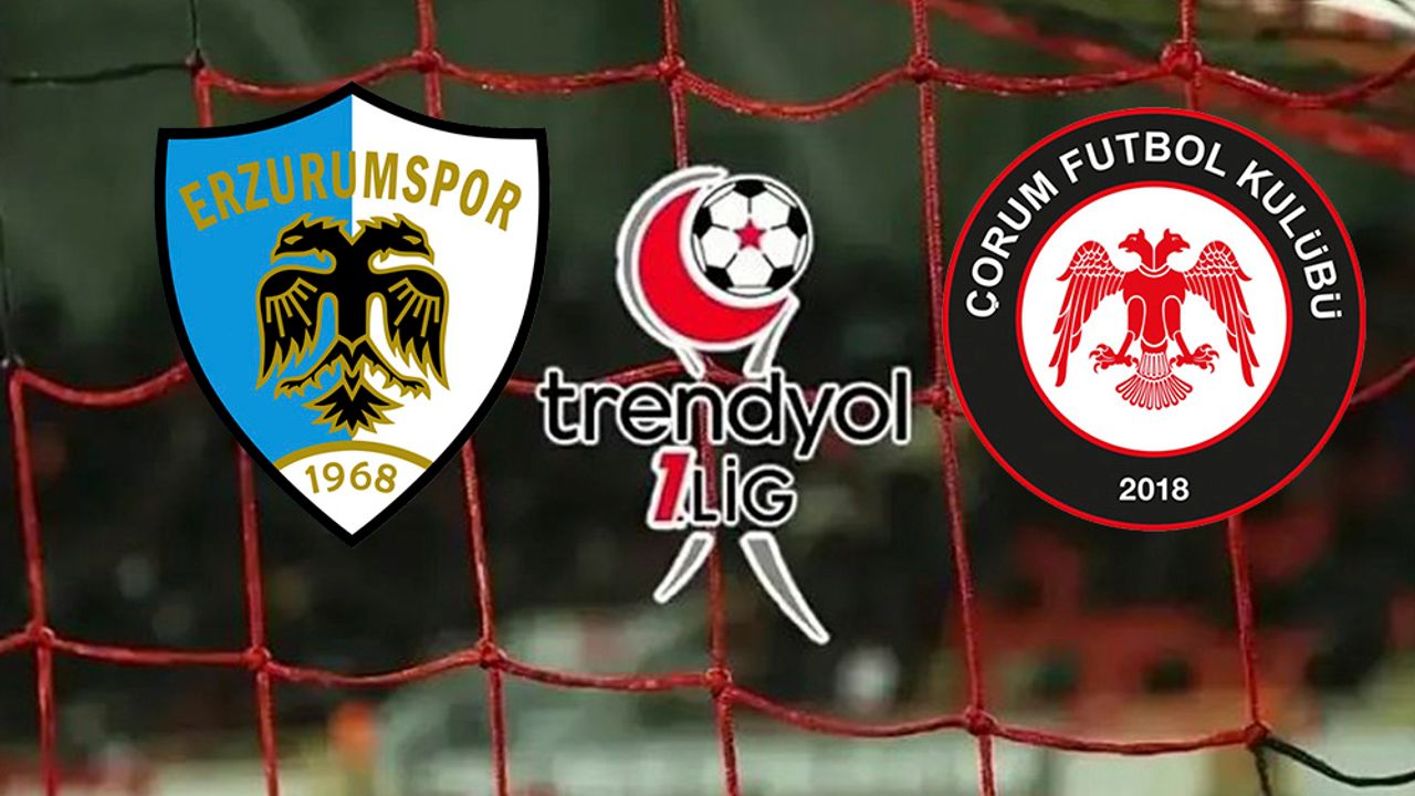Erzurumspor ve Çorum FK arasında hesap kesim maçı