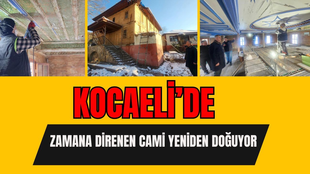 Gölcük'teki Çivisiz Cami Zamana Direniyor: Kocaeli’de 145 Yıllık Ahşap Miras