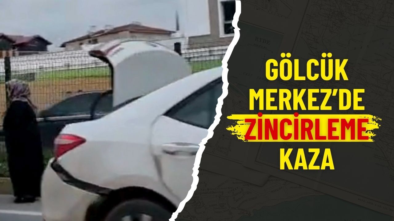 Gölcük Merkez’de Zincirleme Kaza: Trafik Bir Süre Durduruldu