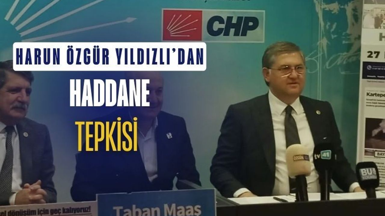 Harun Özgür Yıldızlı’dan Haddehane Tepkisi