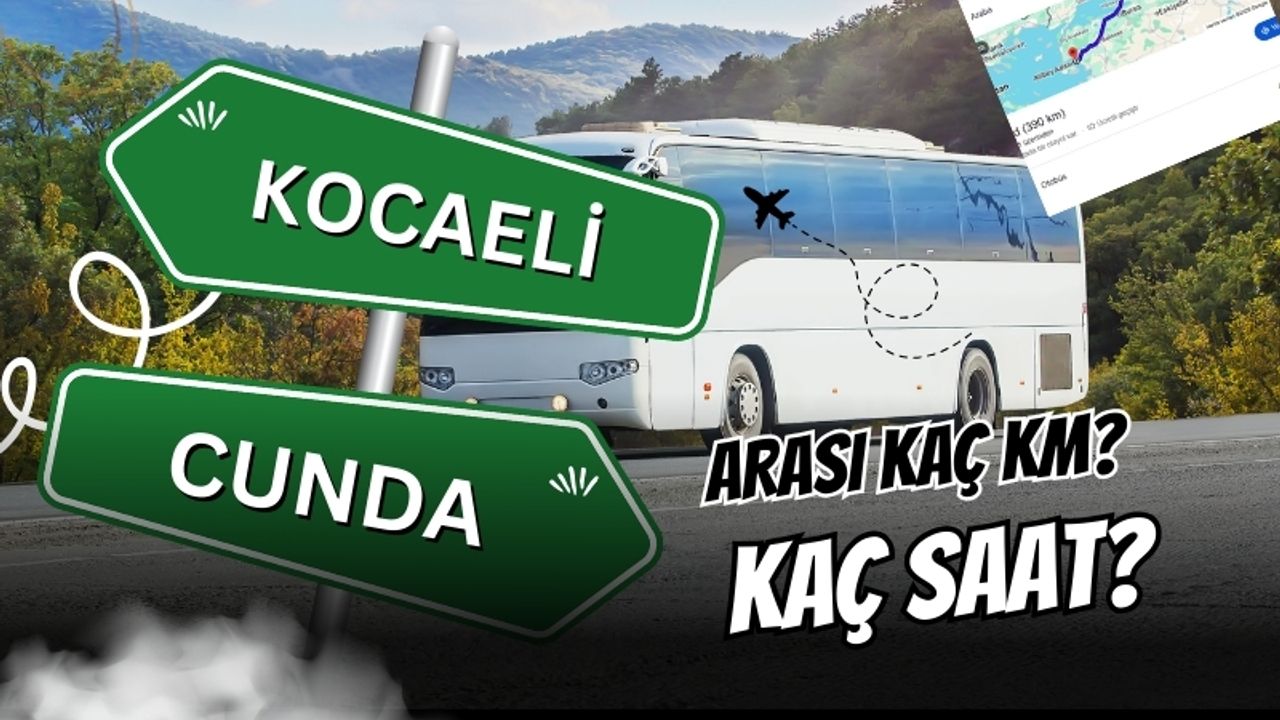 Kocaeli Cunda Adası Arası Kaç Km?