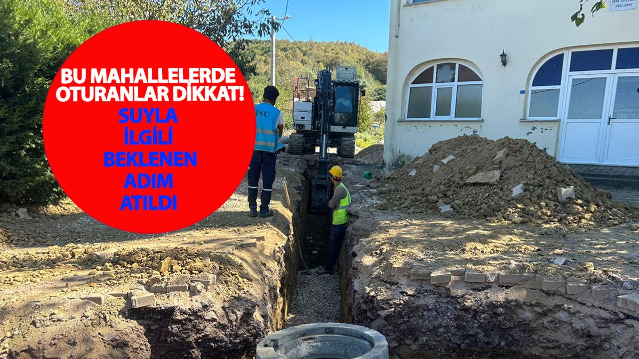 İzmit ve Gölcük’te Dikkat Çeken Hamle: İSU'dan Yıllardır Beklenen Adım Atıldı