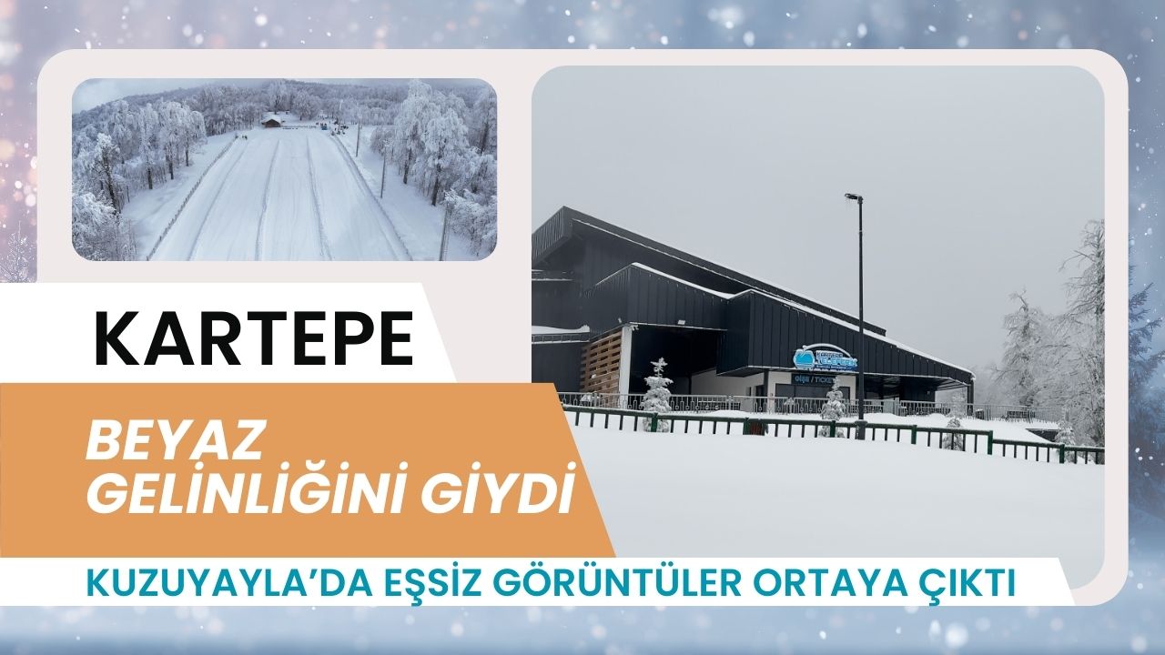 Kartepe Beyaz Gelinliğini Giydi: Kuzuyayla’da Eşsiz Görüntüler Ortaya Çıktı