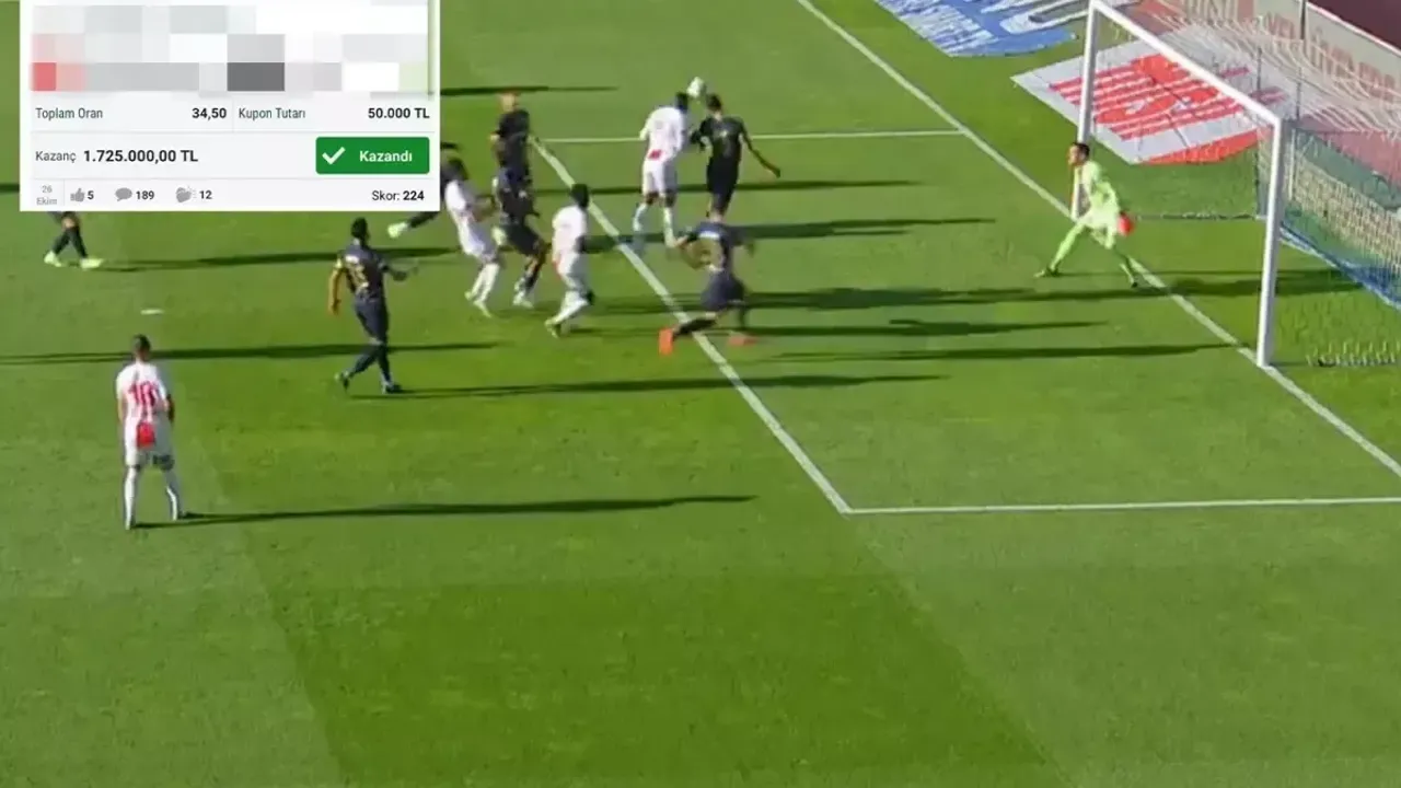 Kasımpaşa–Samsunspor Maçında Şok Kupon: 50 Bin TL Yatırdı, 1.7 Milyon Kazandı!