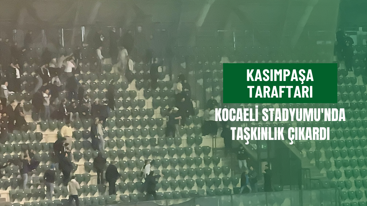 Kasımpaşa Taraftarı Kocaeli Stadyumu'nda Taşkınlık Çıkardı
