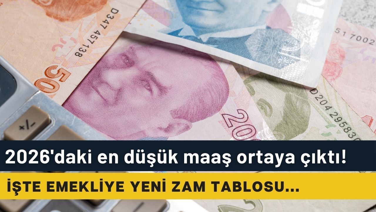 Emeklilerin 2026'da alacağı en düşük maaş ortaya çıktı