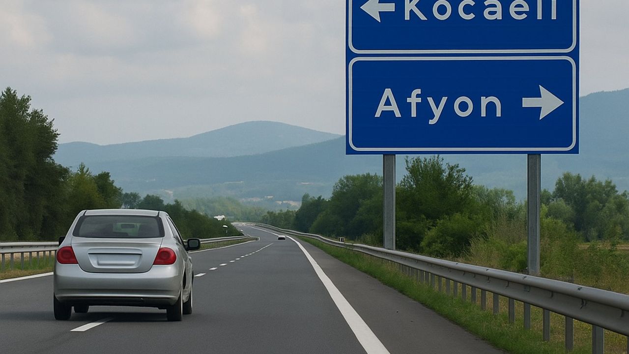 Kocaeli Afyon arası kaç kilometre?