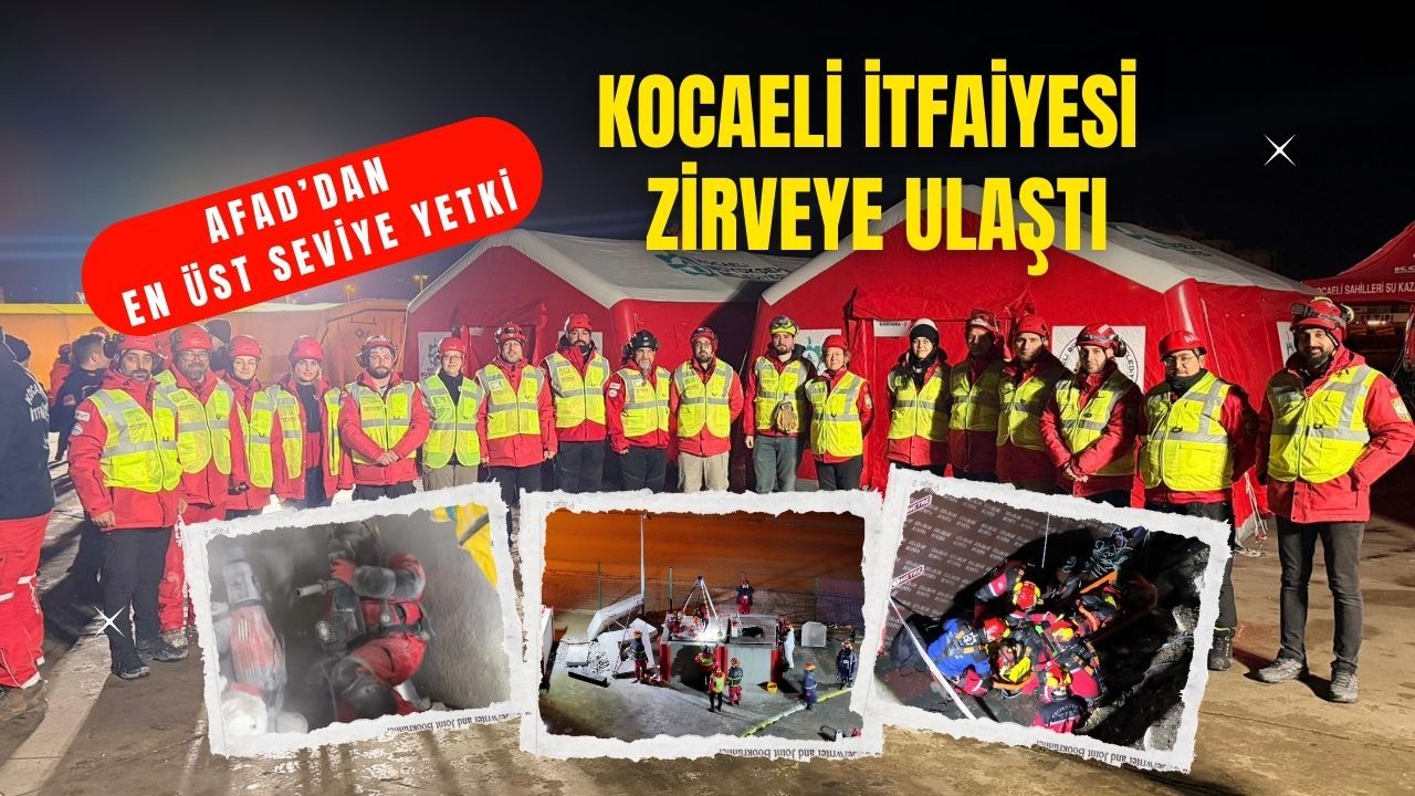 Türkiye Bu Ekibi Konuşuyor: Kocaeli İtfaiyesi AFAD’ın Zirvesinde