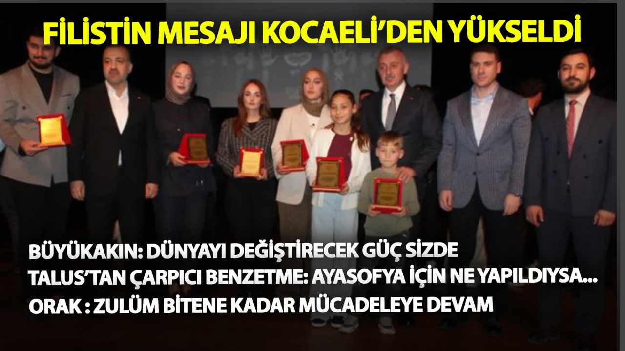 Büyükakın'dan Gazze vurgusu: Sessiz kalan değil, hisseden değiştirebilir