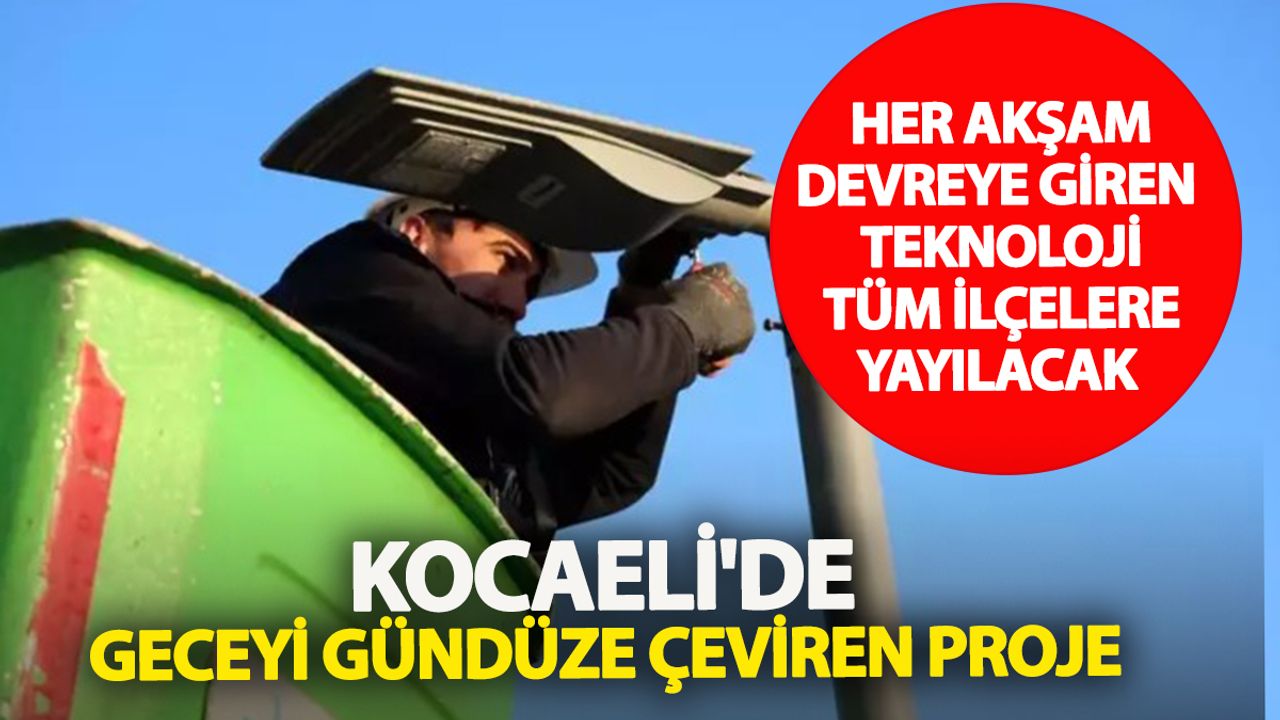 Her Akşam Otomatik Çalışan Sistem Vatandaşları Şaşırttı: Kocaeli’de Teknolojik Hamle