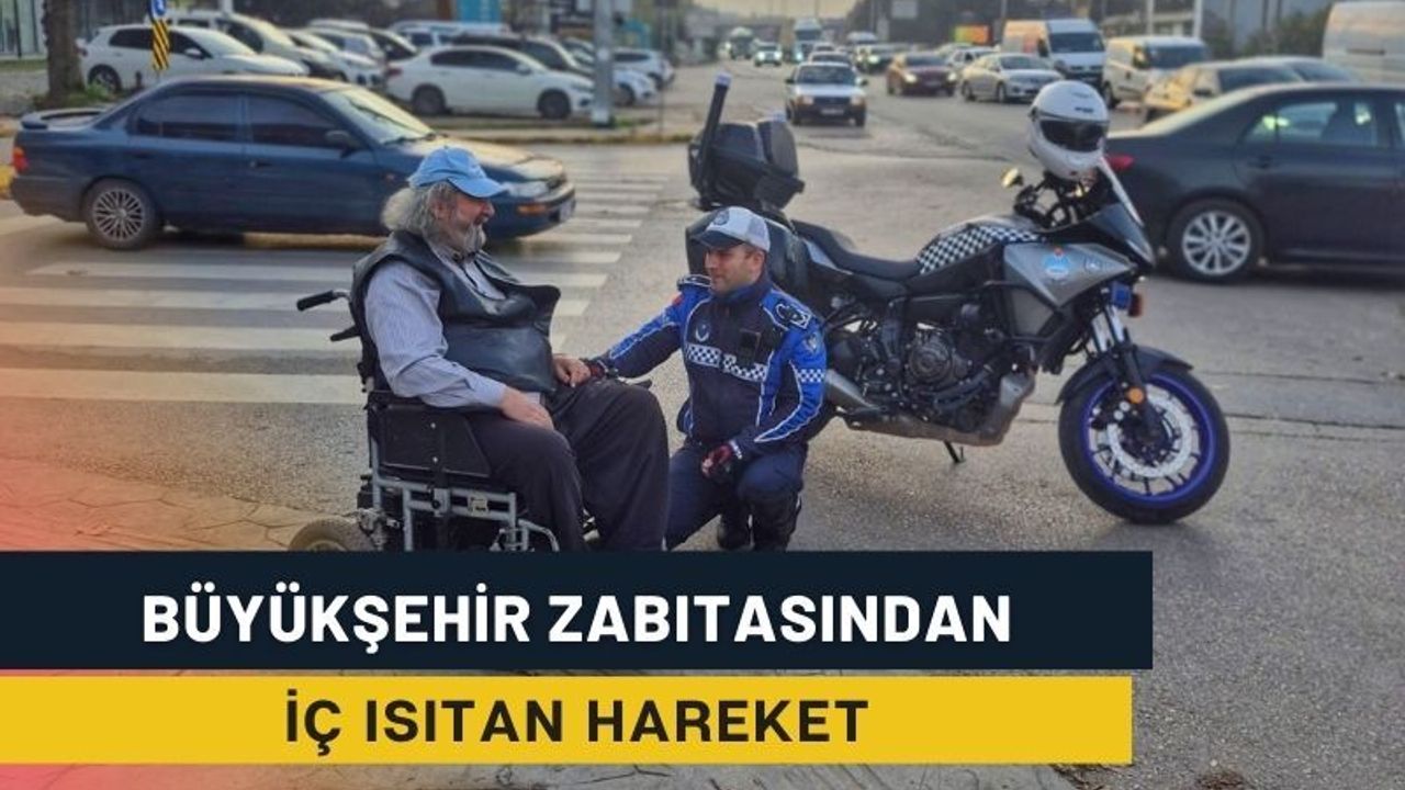 Zabıta Ekiplerinden Engelli Vatandaşa Gönül Isıtan Destek
