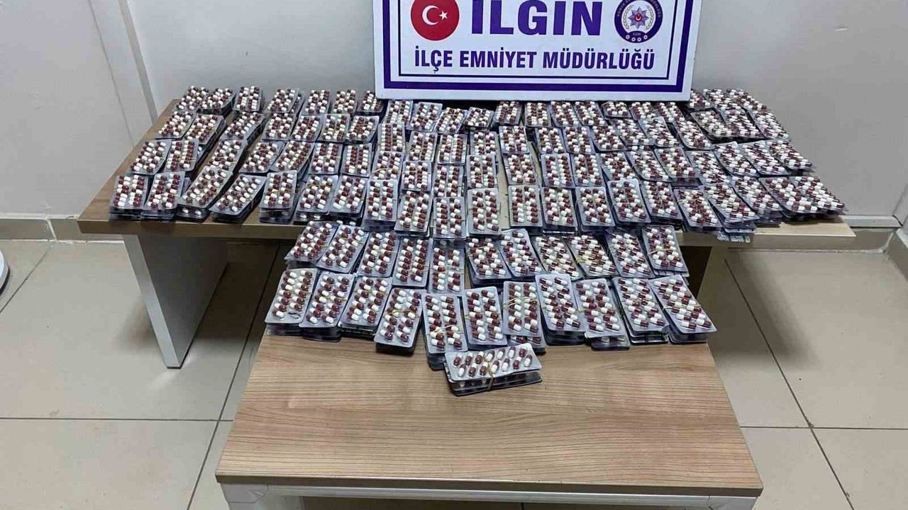 Konya’da Uyuşturucu Operasyonu: 40 Bini Aşkın Sentetik Hap Ele Geçirildi